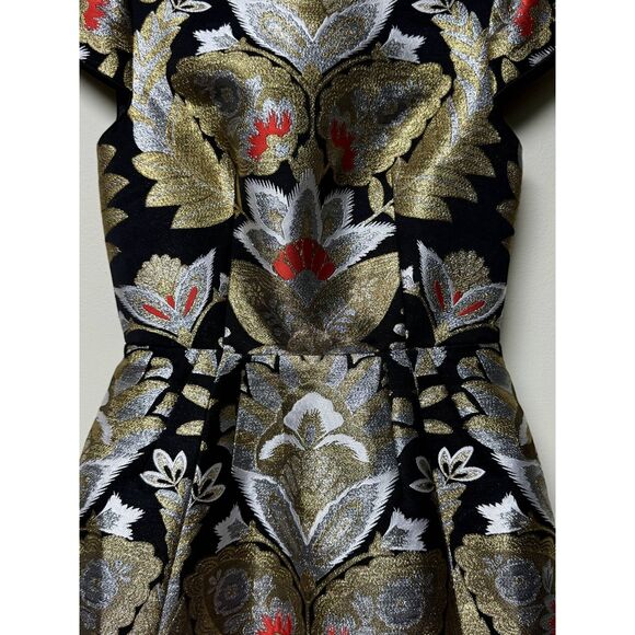 Ted Baker Black Floral Mini Dress - Picture 5 of 15